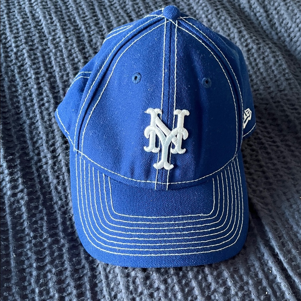 Yankee Blue Cap with White Stitching